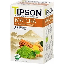 Tipson BIO Matcha Cinnamon & Ginger 25 x 1,5 g