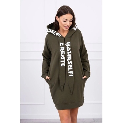 šaty s kapucňou MI0042 khaki