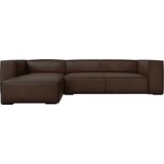Windsor & Co Ъглов диван от тъмнокафява кожа (ляв ъгъл) Madame - Windsor & Co Sofas (WIN_LC_71_F1_MADAME6)