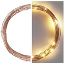 Emos D3AW01 LED vianočná nano reťaz medená 4 m vonkajšia aj vnútorná teplá biela časova