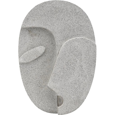House Doctor Betonová nástěnná dekorace Face 32 cm