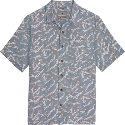 Royal Robbins Мъжка риза с копчета Royal Robbins Camino Pucker S/S Shirt - Orion Blue Dragonfly Pt (033-2703-0813)