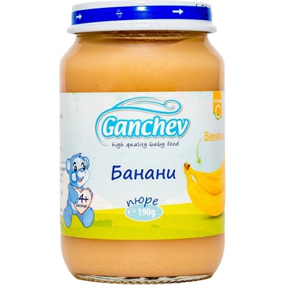 Ганчев пюре банани - 190 г