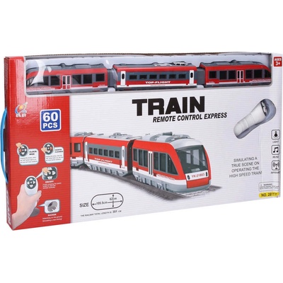 RC Vlak metro set s dráhou a doplňky na vysílačku na baterie Světlo Zvuk DS49418481 – Zboží Dáma