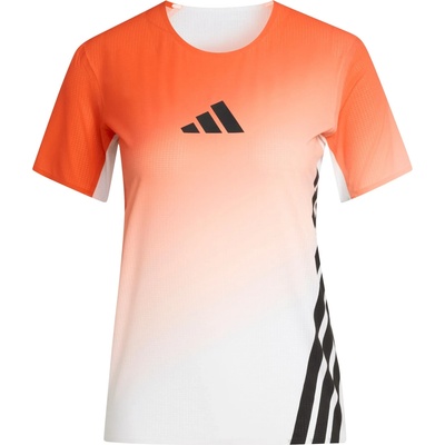 adidas Terrex Дамска тениска adidas Terrex Women's XPR Pro Tee Running shirt - White / Semi Impact Orange - размер L (916-5725-0114)