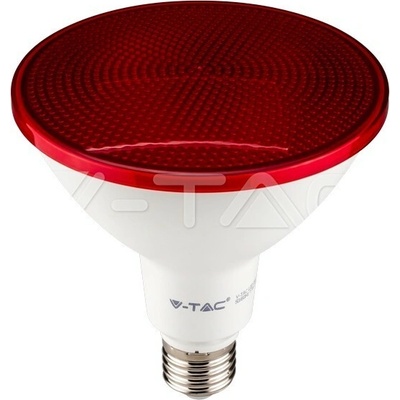 V-TAC žiarovka LED IP65 E27 17W, Červená 1300lm, VT-1227