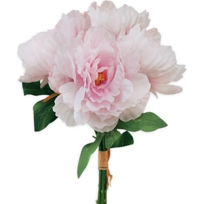 Pivoňky kytice x7/32cm růžová