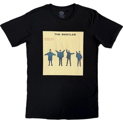 The Beatles Help! Album Cover Black L Риза (<![CDATA[BEATTEE549MB03]]>)