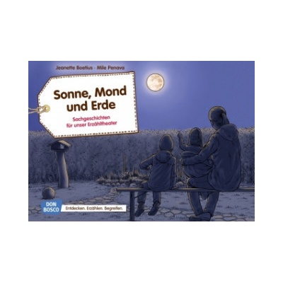 Sonne, Mond und Erde. Kamishibai Bildkartenset.