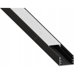 SmartLED Вграден профил за led ленти 1 м, черен/бял (sd0096)
