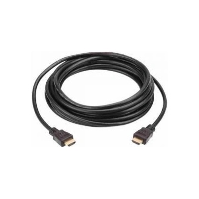 ATEN Кабел ATEN 2L-7D15H, HDMI / Мъжко - HDMI / Мъжко, Ethernet, 4K (4096 x 2160 / 30 Hz), 15 м, Позлатени конектори, Черен, ATEN-2L-7D15H