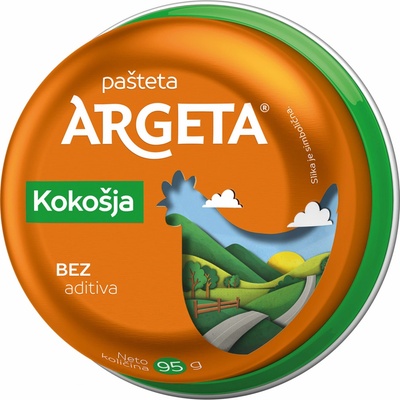 Argeta kuřecí paštika 95 g – Zboží Dáma