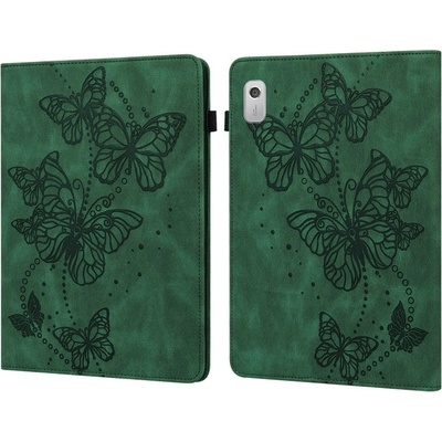 Vsetkonamobil 56216 ART BUTTERFLIES Zaklápacie puzdro Lenovo Tab M8 4. generácia 4th gen zelené