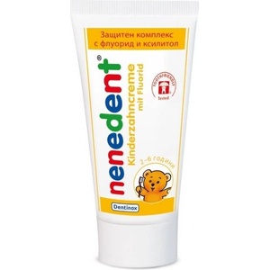 Nenedent Детска паста за зъби с флуорид, 2-6 години, 50 ml