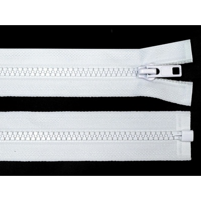 Prima-obchod Kostěný zip No 5 délka 45 cm bundový, barva 101 bílá