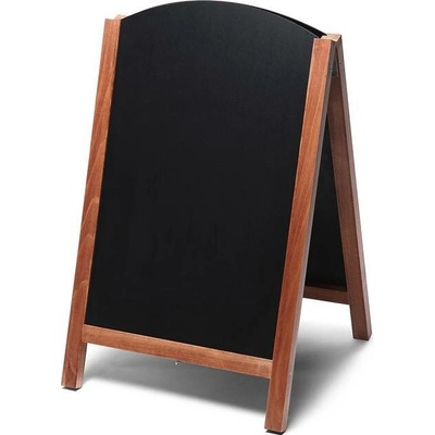 Jansen Display Reklamní áčko s křídovou tabulí 55x85, světle hnědá, 550 x 862 mm