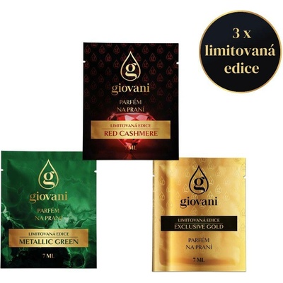 Giovani koncentrovaný parfém na praní 3 limitky x 7 ml