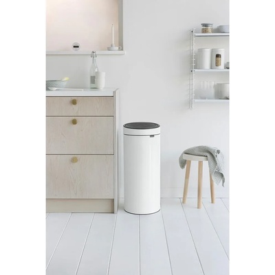 Brabantia Кош за смет Brabantia Touch Bin New 30L, White (649999)