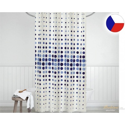 Bellatex MODRÉ TEČKY 180 x 200 cm