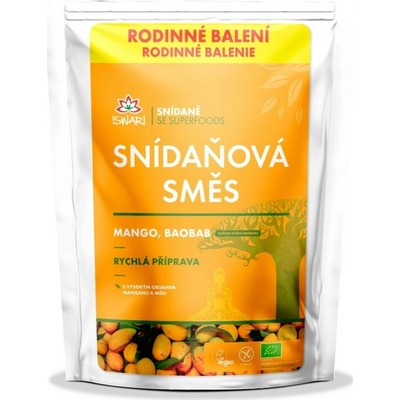 Iswari - Bio Snídaňová směs mango-baobab 1 kg