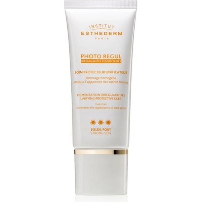 Institut Esthederm Photo Regul Pigmentation Irregularities Unifying Protective Care уеднаквяваща грижа за лице с хиперпигментация с висока UV защита 50ml