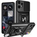 Nothing CMF Phone 2 Pro Удароустойчив Rotatable Ring Holder /Kickstand /Slide Camera/PC + TPU Калъф и Протектор