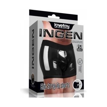 Boss of Toys Chic Strap-On shorts (40 - 43 inch waist) Black