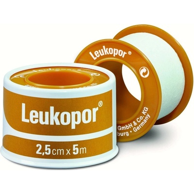 LEUKOPOR náplasť na cievke, 2,5 cm x 5 m 1 ks