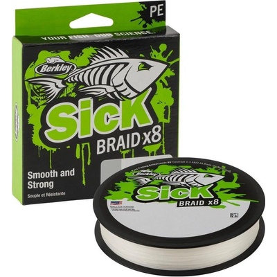 Berkley Šňůra Sick Braid White 150m - 0,06mm, 5,4kg