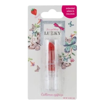 Lukky Lukky: Червило Strawberry Mica - червено
