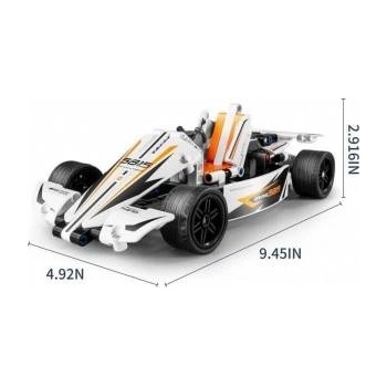 iM.Master white racing car building blocks 187pcs 5815 40707