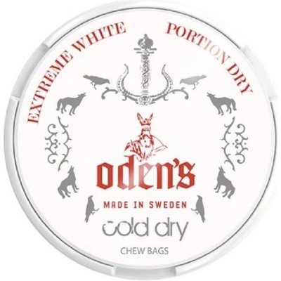 GN Tobacco Odens Extreme cold white dry 22 mg 20 sáčků