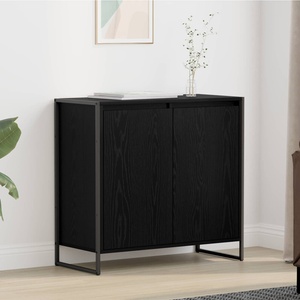 vidaXL Страничен шкаф Черния дъб 79 x 36 x 75 см Инженерна дървесина (886600)