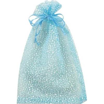 Anděl Pytlík organza světle modrý se třpytkami 26x35cm – Zbozi.Blesk.cz
