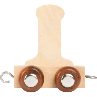 small foot Dřevěný vláček vláčkodráhy abeceda písmeno I