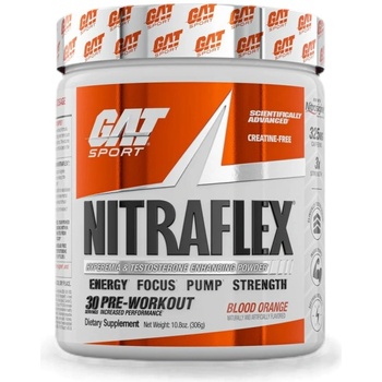 Image 1 of G.A.T. Nitraflex Advanced | with Nitrosigine [306 грама] Червен портокал