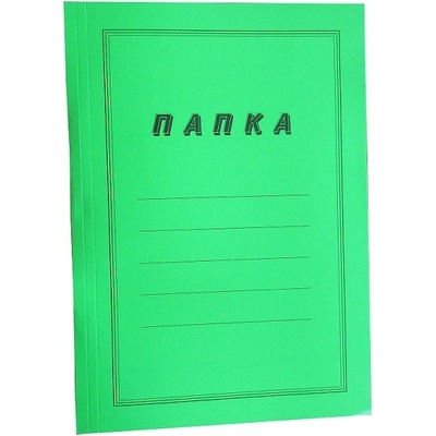 Папка картонена с машинка Зелен (1303021-03)