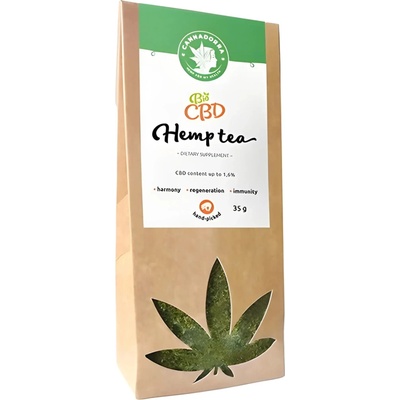 Cannadorra CBD konopný čaj 1,6 % CBD, 35 g