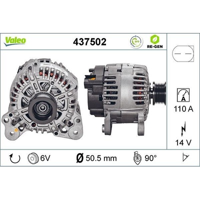 Alternátor VALEO 437502