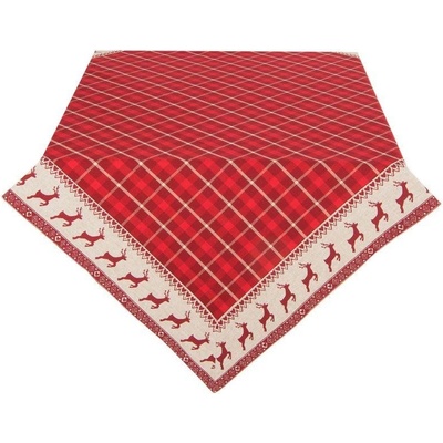 Clayre & Eef Ubrus NORDIC Christmas 100x100 cm