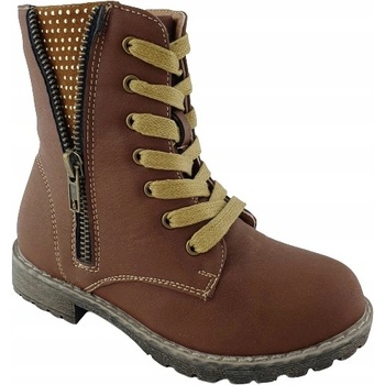 Dívčí kotníkové boty polobotky zimní