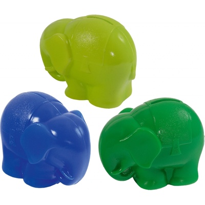 Pokladnička Slon plast 13cm asst 2 12m+