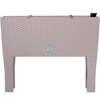 Prosperplast Truhlík se zavlažovacím systémem Rato Case High 80 x 62 x 33 cm mocca
