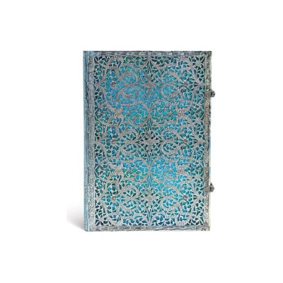 Silver Filigree Maya Blue Grande Journal