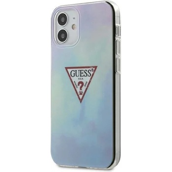 GUESS Калъф за телефон Guess Tie & Die Collection за iPhone 12 Мini, син (KXG0011144)