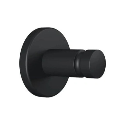 tesa® Moon Černý háček na ručník Barva: černá, Rozměr: 37mm x 37mm x 36mm