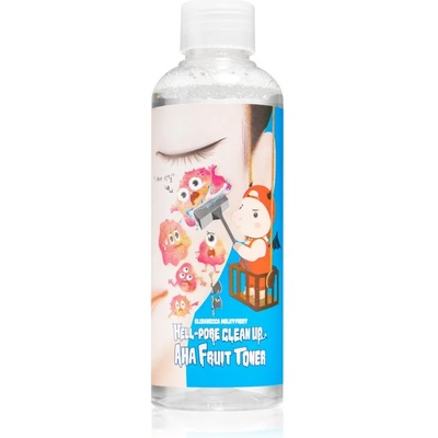 Elizavecca Milky Piggy Hell-Pore Clean Up AHA Fruit Toner тоник за редуциране на разширените пори с пилинг ефект 200ml