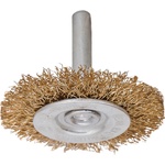 Raider Четка за бормашина плоска месинг ø 75mm (3") (170105)