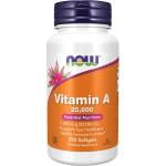 NOW NOW Vitamin A 25.000 IU, 250 Softgels - fitnesdobavki - 32,99 лв