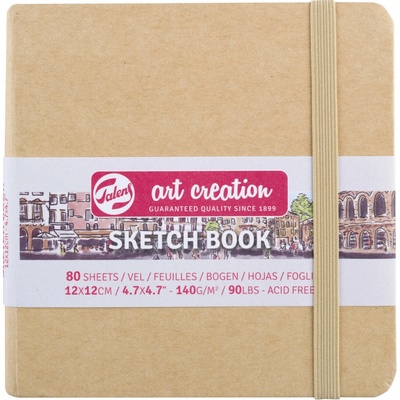 Talens Art Creation Sketchbook v pevnej väzbe Kraft 12 x 12